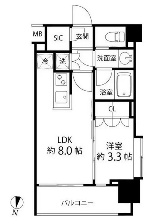リリエンベルグ目白壱番館 5階階 間取り