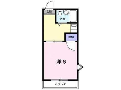 コート新北IV(1K/5階)の間取り写真