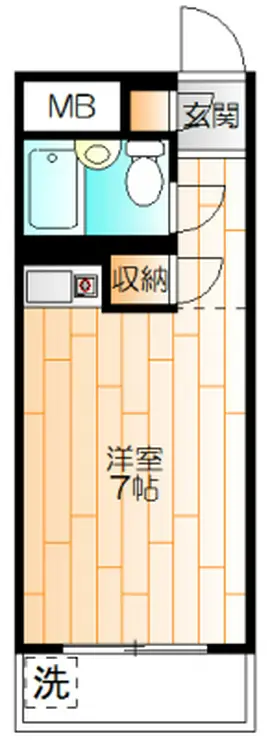 セザール第三日吉 1階階 間取り