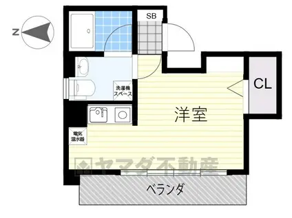 エミネントST(ワンルーム/7階)の間取り写真