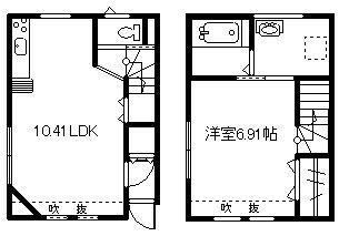 T・M・S(1LDK/1階)の間取り写真