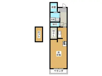 GRACE COURT SHIZUOKA(ワンルーム/2階)の間取り写真