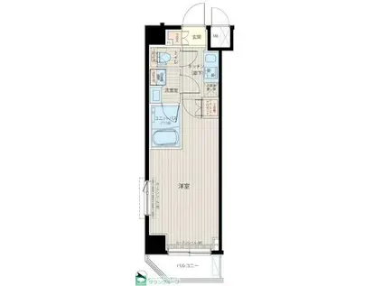 ルーブル中板橋六番館(1K/6階)の間取り写真