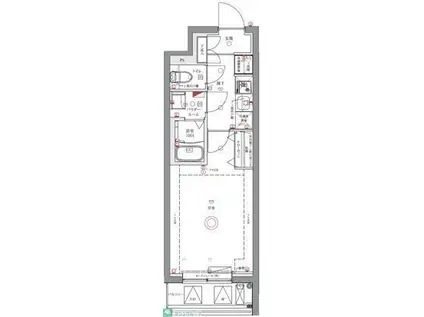 ユリカロゼ成増(1K/4階)の間取り写真