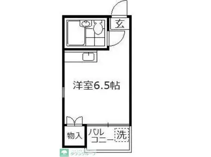 PS HOUSE101(ワンルーム/1階)の間取り写真