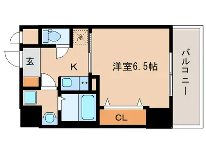 RA新大宮(1K/5階)の間取り写真