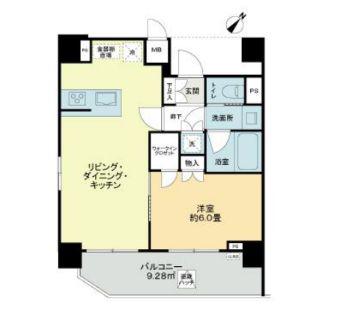 アイル東京スカイツリー弐番館(1LDK/5階)の間取り写真