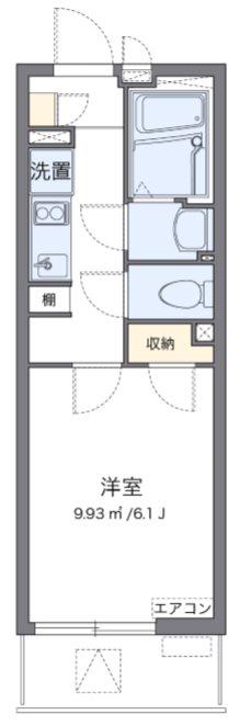 プレミール蕨(1K/3階)の間取り写真