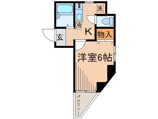 第37シンエイビル(1K/3階)の間取り写真