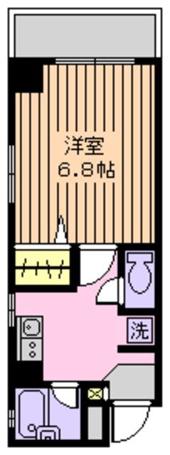 グレースコート(1K/3階)の間取り写真