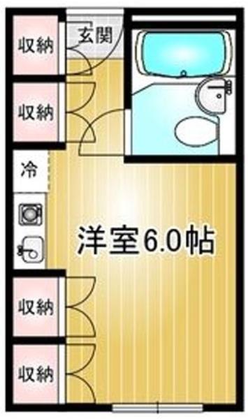 東カン名古屋キャステール(ワンルーム/11階)の間取り写真
