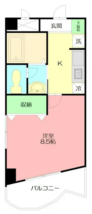 グランドワン 2階階 間取り