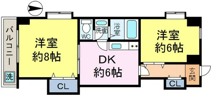 メゾンピュール 3階階 間取り