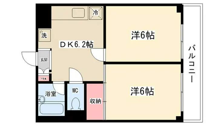 田中マンション 5階階 間取り