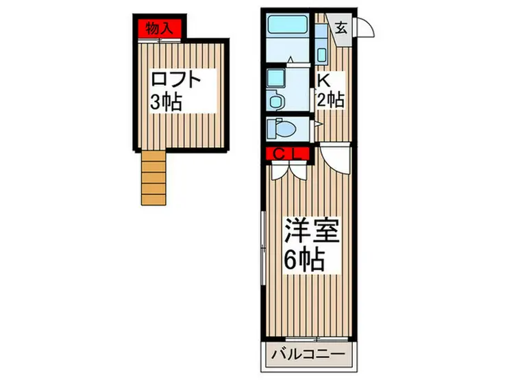 ピュアハウスIII 2階階 間取り
