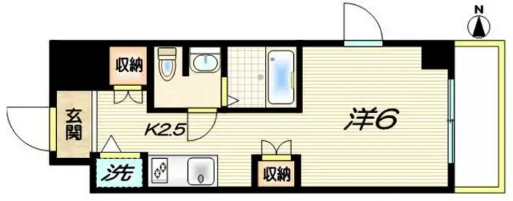 グランドール和泉 4階階 間取り