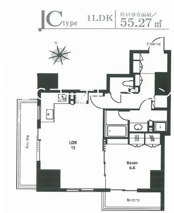 ステイシス町屋 11階階 間取り