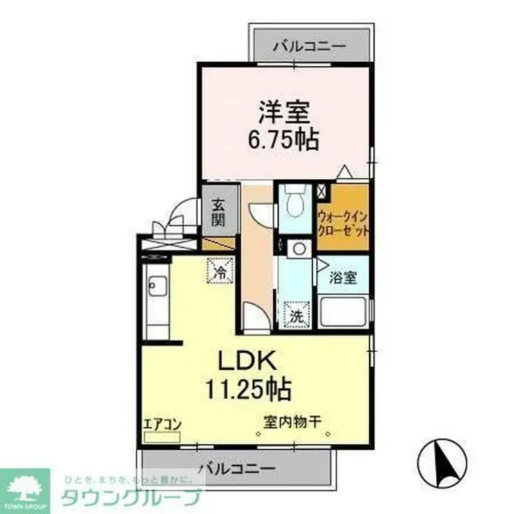 KSアトレア 1階階 間取り
