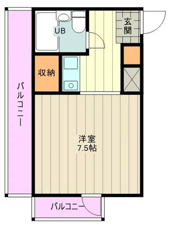 ミディ八王子 4階階 間取り