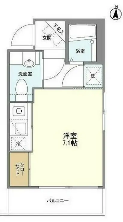 ベルファース都立大学 4階階 間取り