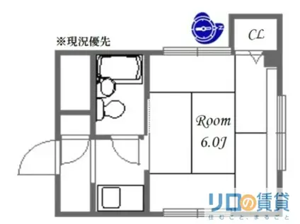 ザ・シティ新大阪(ワンルーム/1階)の間取り写真