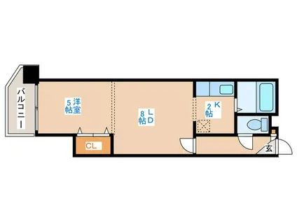 パークヒルズ東札幌(1LDK/10階)の間取り写真
