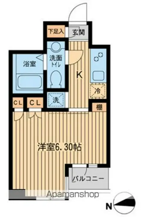 KDXレジデンス東新宿 10階階 間取り