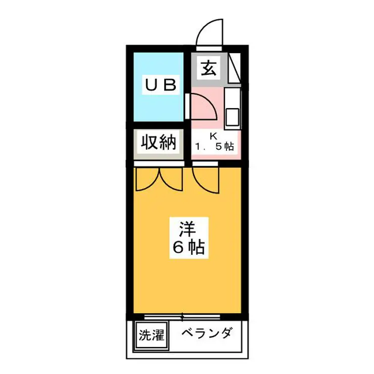 シティハイム国分寺 2階階 間取り