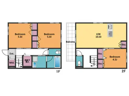 元和泉3丁目メゾン(3LDK/1階)の間取り写真