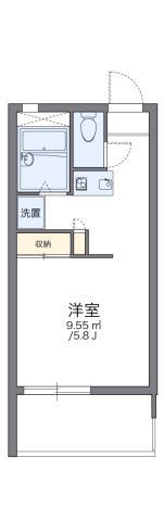 レオパレスツインズ加島弐番館(1K/3階)の間取り写真