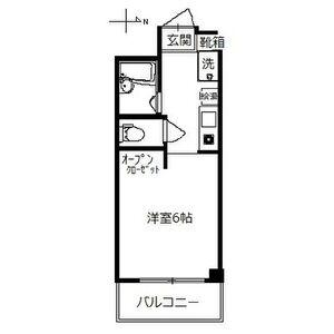 ANNEX池下(1K/3階)の間取り写真