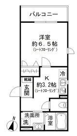 ミエーユ横濱元町(1K/1階)の間取り写真