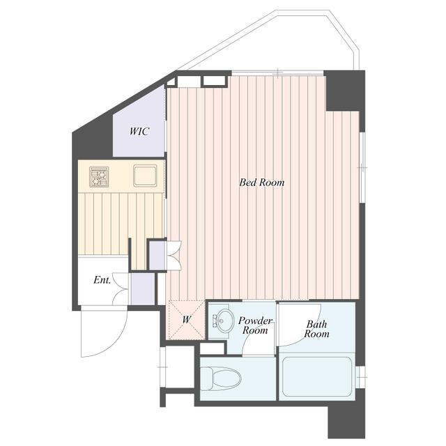 B CITY APARTMENT SUGINAMI TAKAIDO(1K/3階)の間取り写真
