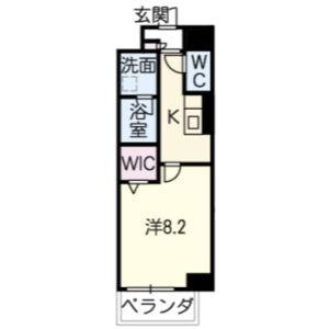 アロハパレス(1K/2階)の間取り写真