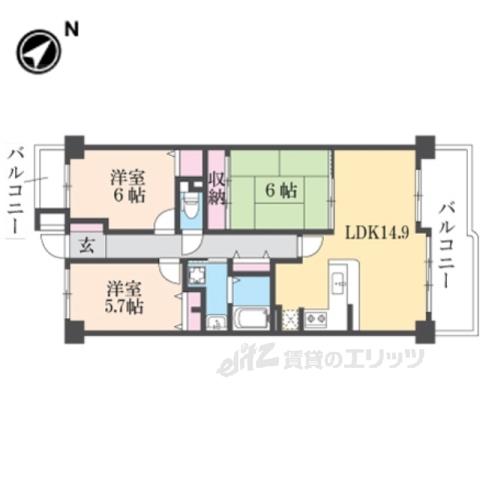 セントポリア生駒H棟