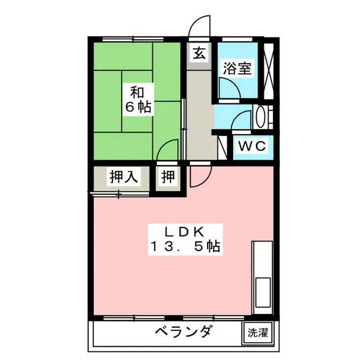 三沢ビル 5階階 間取り