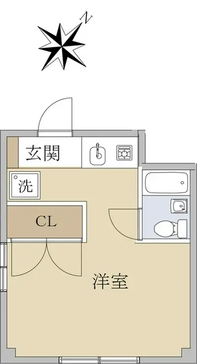 カーサ宮園 1階階 間取り