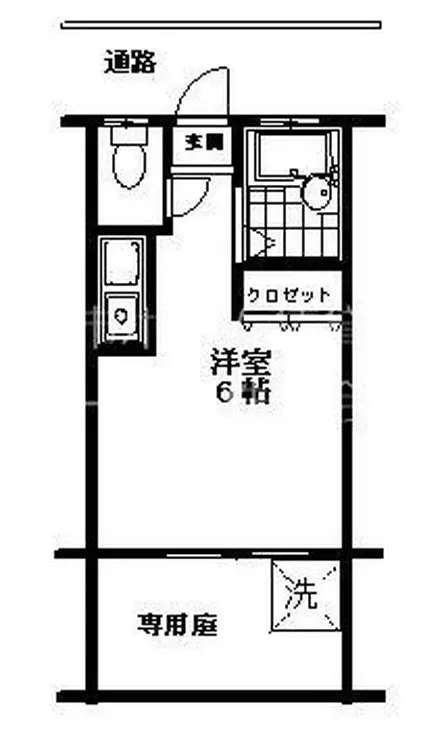 クレセントハイツ大和 1階階 間取り