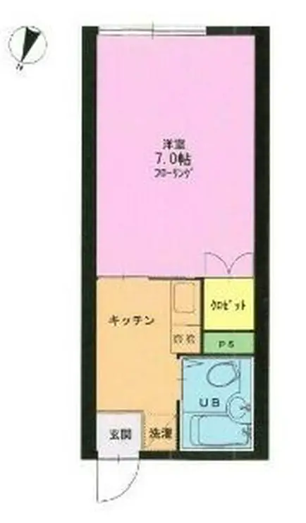 ボーセジュール北嶺 1階階 間取り