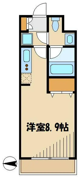 パークアクシス蒲田壱番館 2階階 間取り