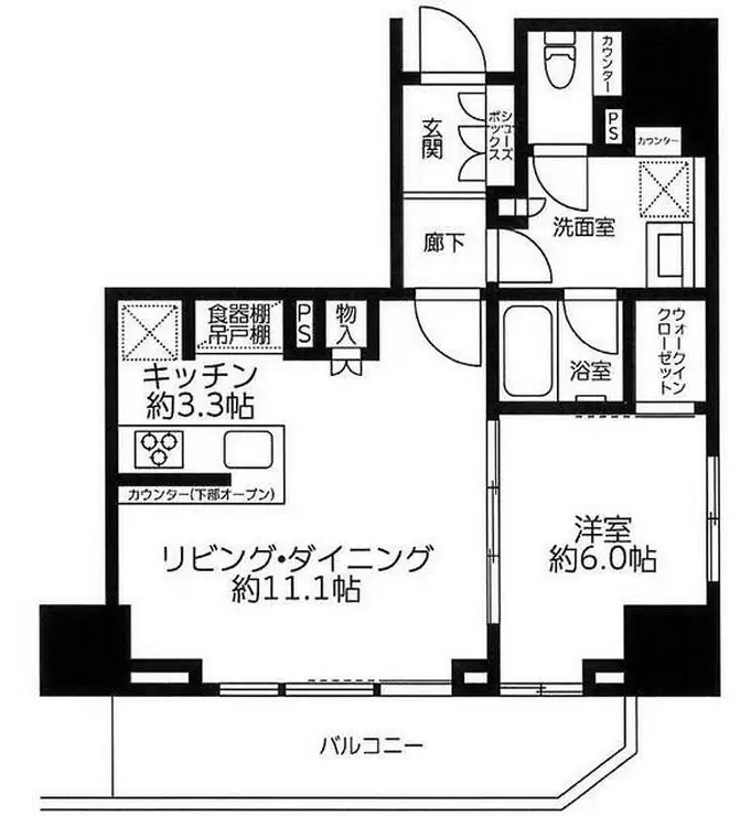 ザ・パークハウス麹町レジデンス 12階階 間取り