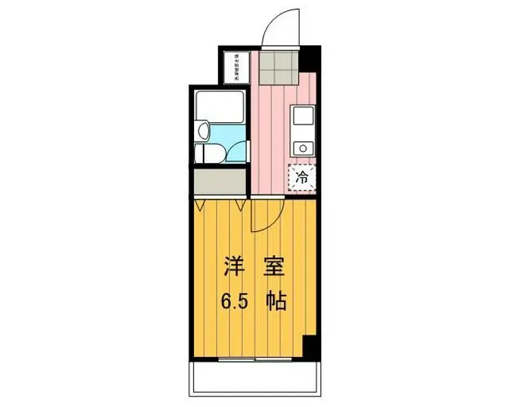 辻ハイツ 4階階 間取り