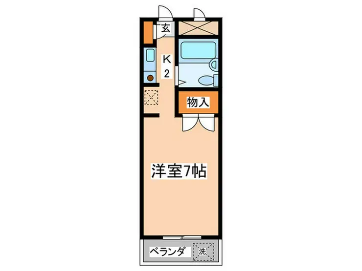 ハイムナカザワ 3階階 間取り