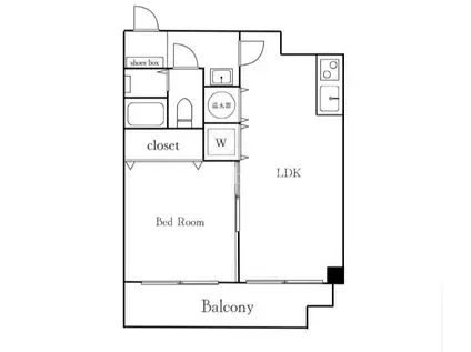 ラ・スペランツァ学芸大学(1LDK/3階)の間取り写真