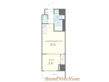 グランパシフィック堺東INNOVATION(1LDK/4階)の間取り写真