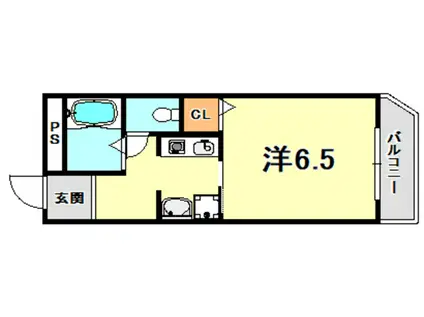 千代第一ビル(1K/2階)の間取り写真