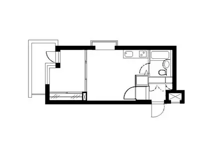 クラブラナイメディタレニアン(1LDK/1階)の間取り写真