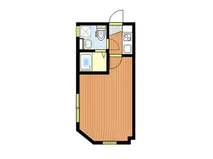 コスモネクシア平井(1K/1階)の間取り写真