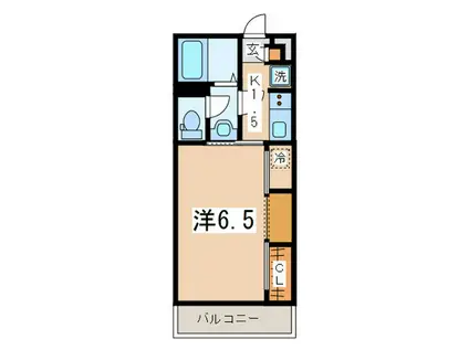 リブリ・RESTY(1K/1階)の間取り写真