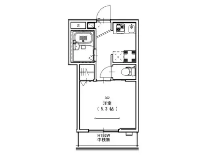 モルゲンロートメゾンIII(1K/3階)の間取り写真